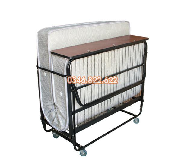 Giường gấp khách sạn nệm lò xo Giường gấp khách sạn nệm lò xo