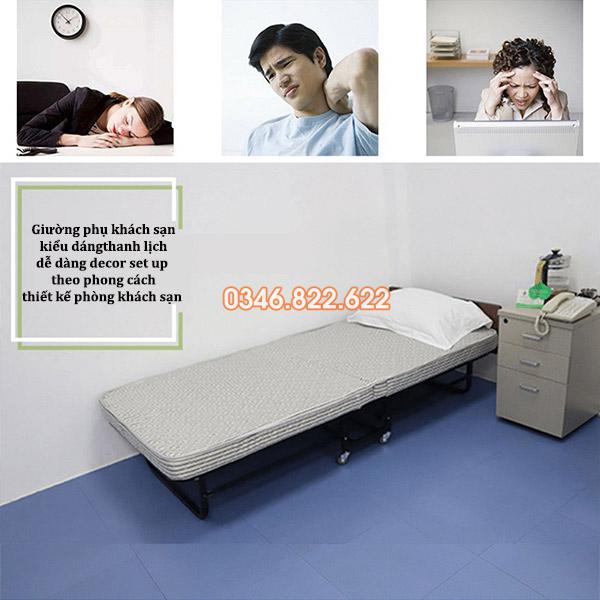 Giường gấp khách sạn nệm mút Giường gấp khách sạn nệm mút