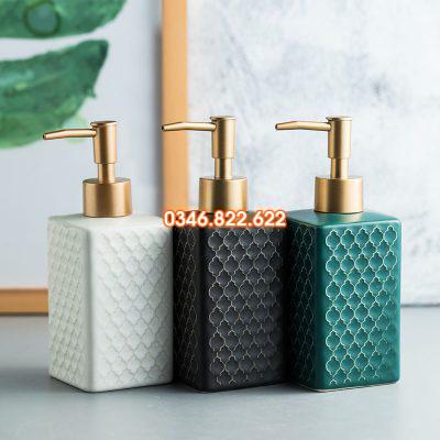 Bình đựng nước rửa tay sứ Bát Tràng Bình đựng nước rửa tay sứ Bát Tràng