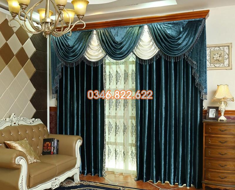 Rèm may phong cách Hoàng Gia Rèm may phong cách Hoàng Gia