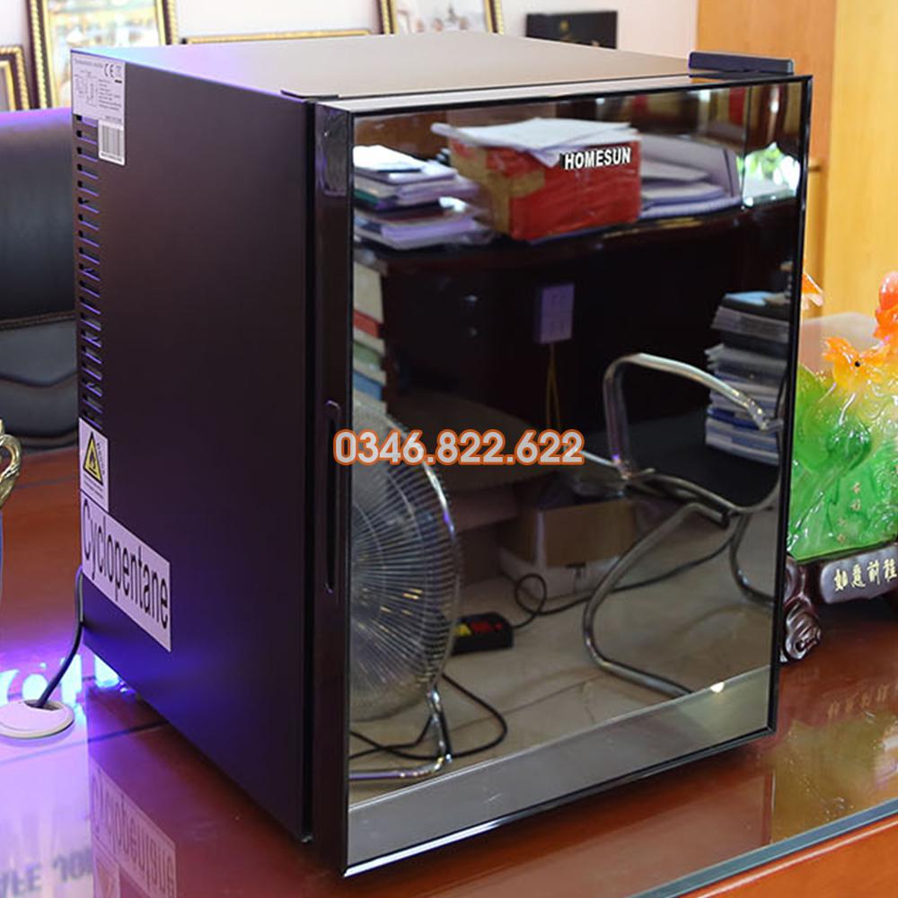 Tủ mát minibar khách sạn HOMESUN cửa kính tráng gương 36 lít Tủ mát minibar khách sạn HOMESUN cửa kính tráng gương 36 lít