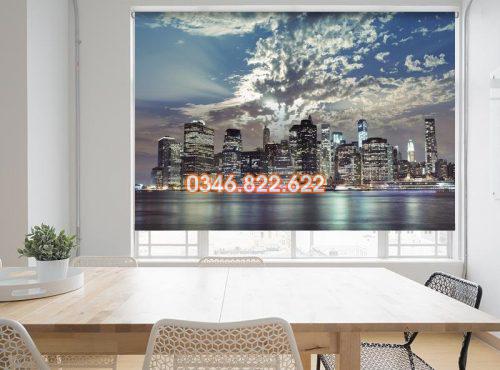 Rèm cuốn in tranh Rèm cuốn in tranh