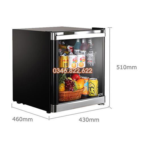 Tủ mát minibar khách sạn cửa kính trong 42 lít Tủ mát minibar khách sạn cửa kính trong 42 lít