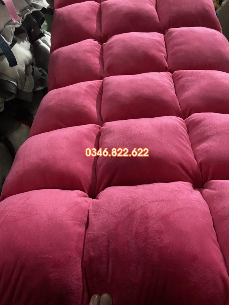 Ghế bệt tựa lưng tatami - màu hồng đậm