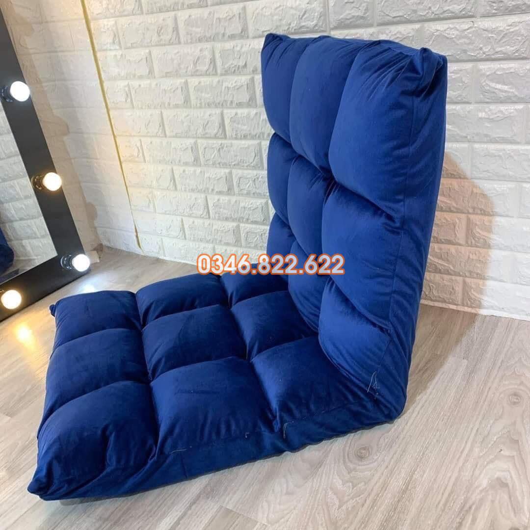 Ghế bệt tựa lưng tatami - màu xanh da trời Ghế bệt tựa lưng tatami - màu xanh da trời