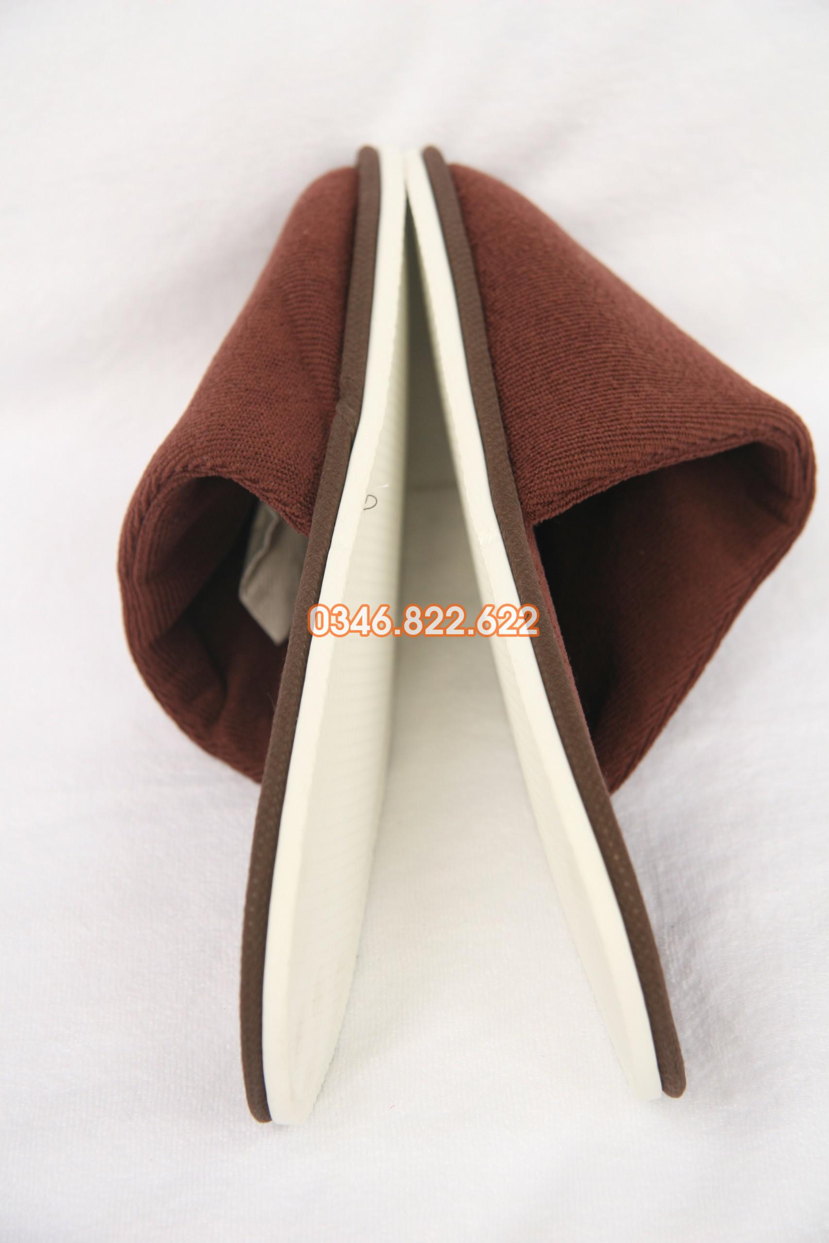 Dép khách sạn vải Tricot HỞ/KÍN mũi đế Eva 5 ly dùng nhiều lần Dép khách sạn vải Tricot HỞ/KÍN mũi đế Eva 5 ly dùng nhiều lần