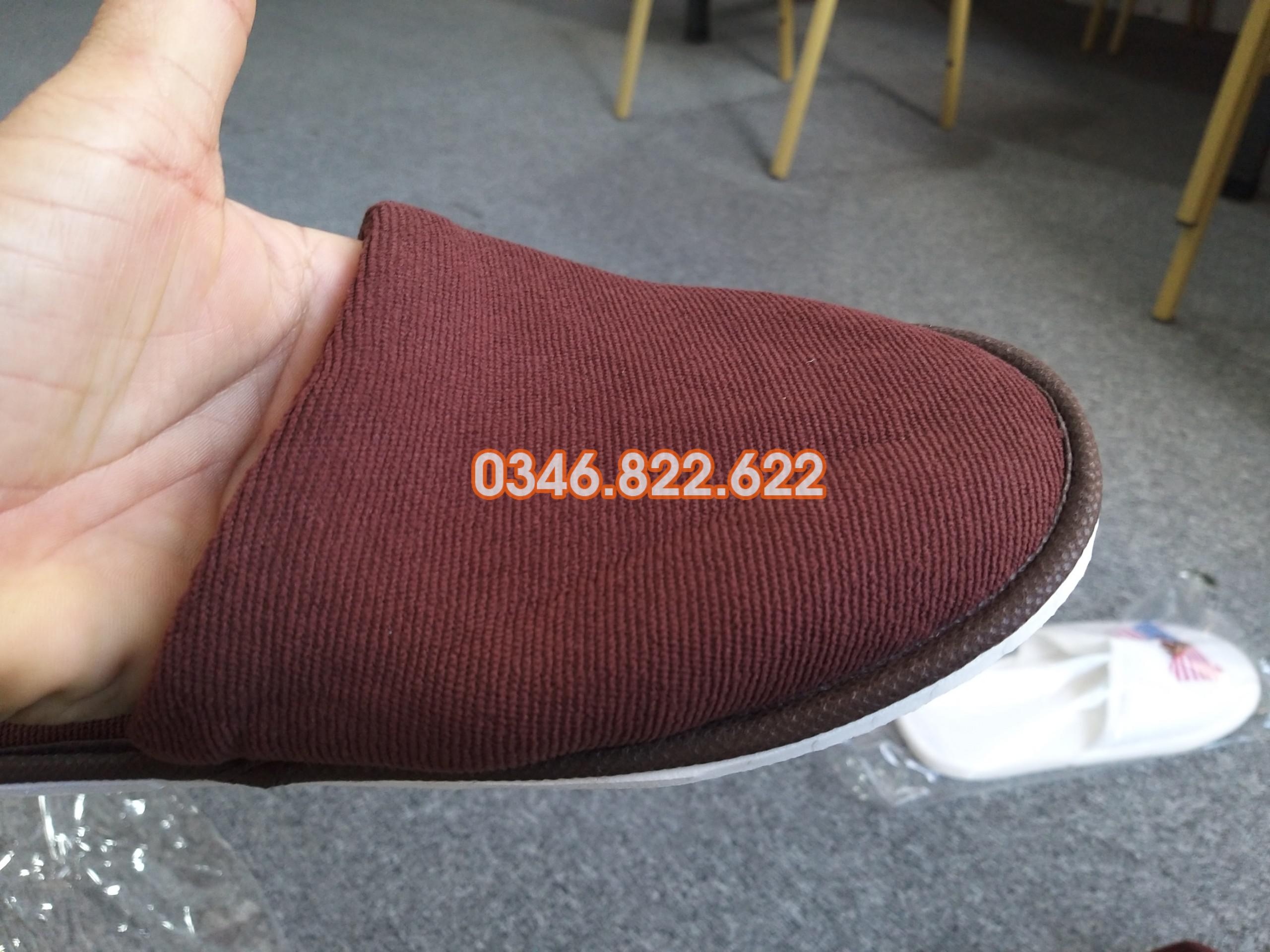 Dép khách sạn vải terry HỞ/KÍN mũi dùng 1 lần Dép khách sạn vải terry HỞ/KÍN mũi dùng 1 lần