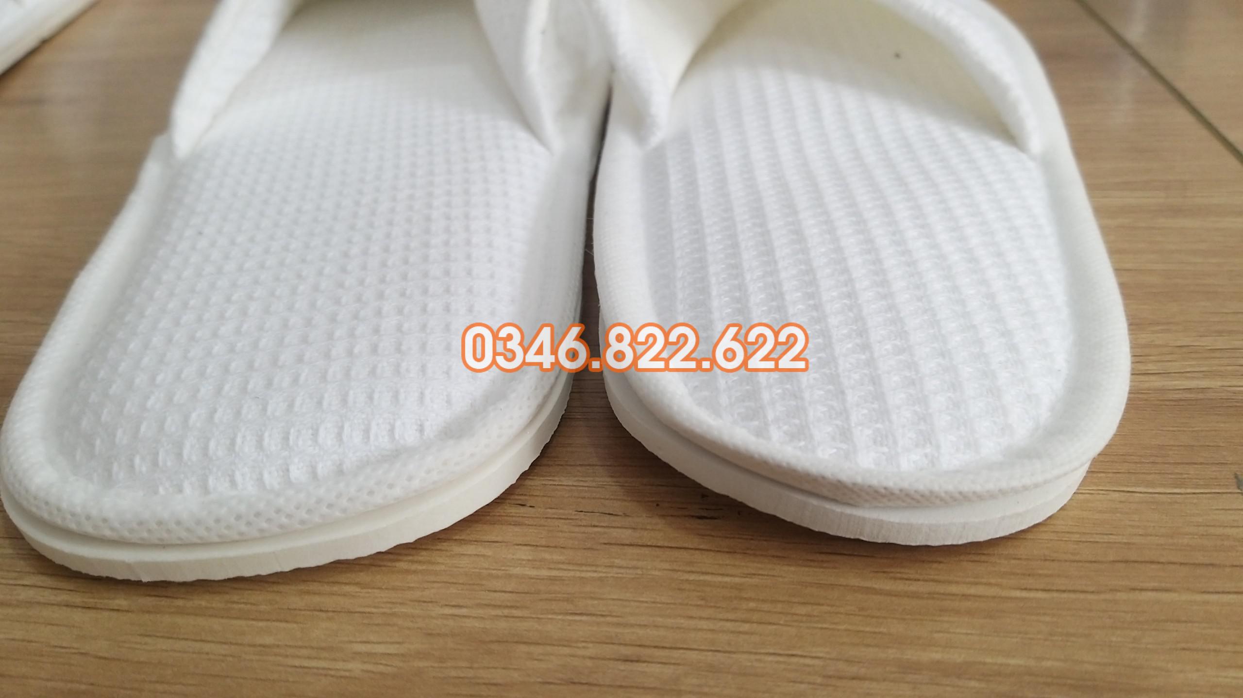 Dép khách sạn vải tổ ong HỞ/KÍN mũi đế EVA 5 Ly Dép khách sạn vải tổ ong HỞ/KÍN mũi đế EVA 5 Ly