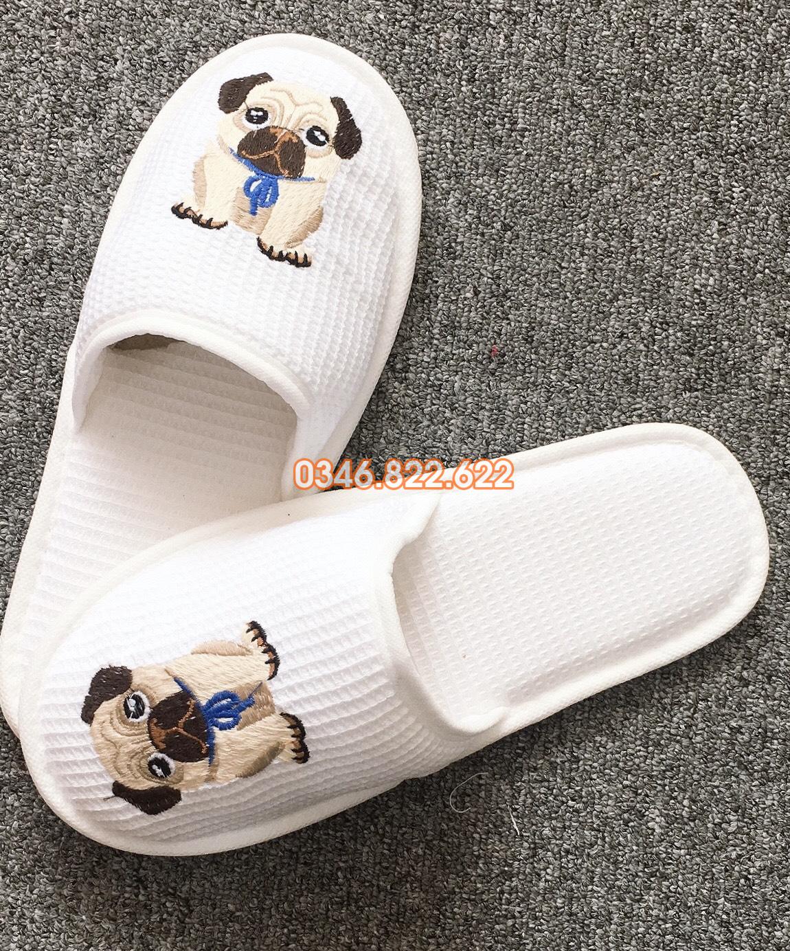 Dép khách sạn vải tổ ong HỞ/KÍN mũi đế EVA 5 Ly Dép khách sạn vải tổ ong HỞ/KÍN mũi đế EVA 5 Ly