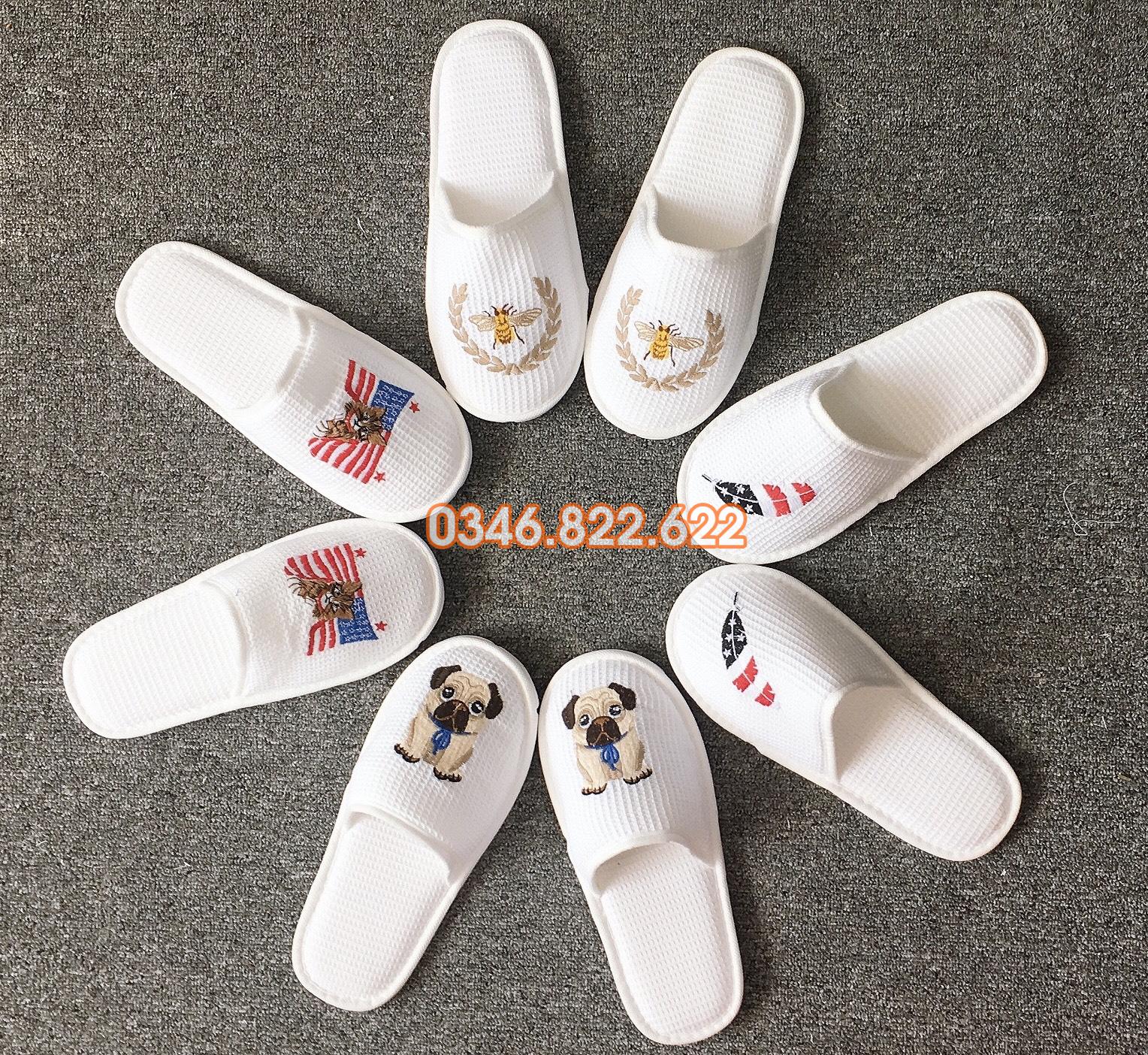 Dép khách sạn vải tổ ong HỞ/KÍN mũi đế EVA 5 Ly Dép khách sạn vải tổ ong HỞ/KÍN mũi đế EVA 5 Ly