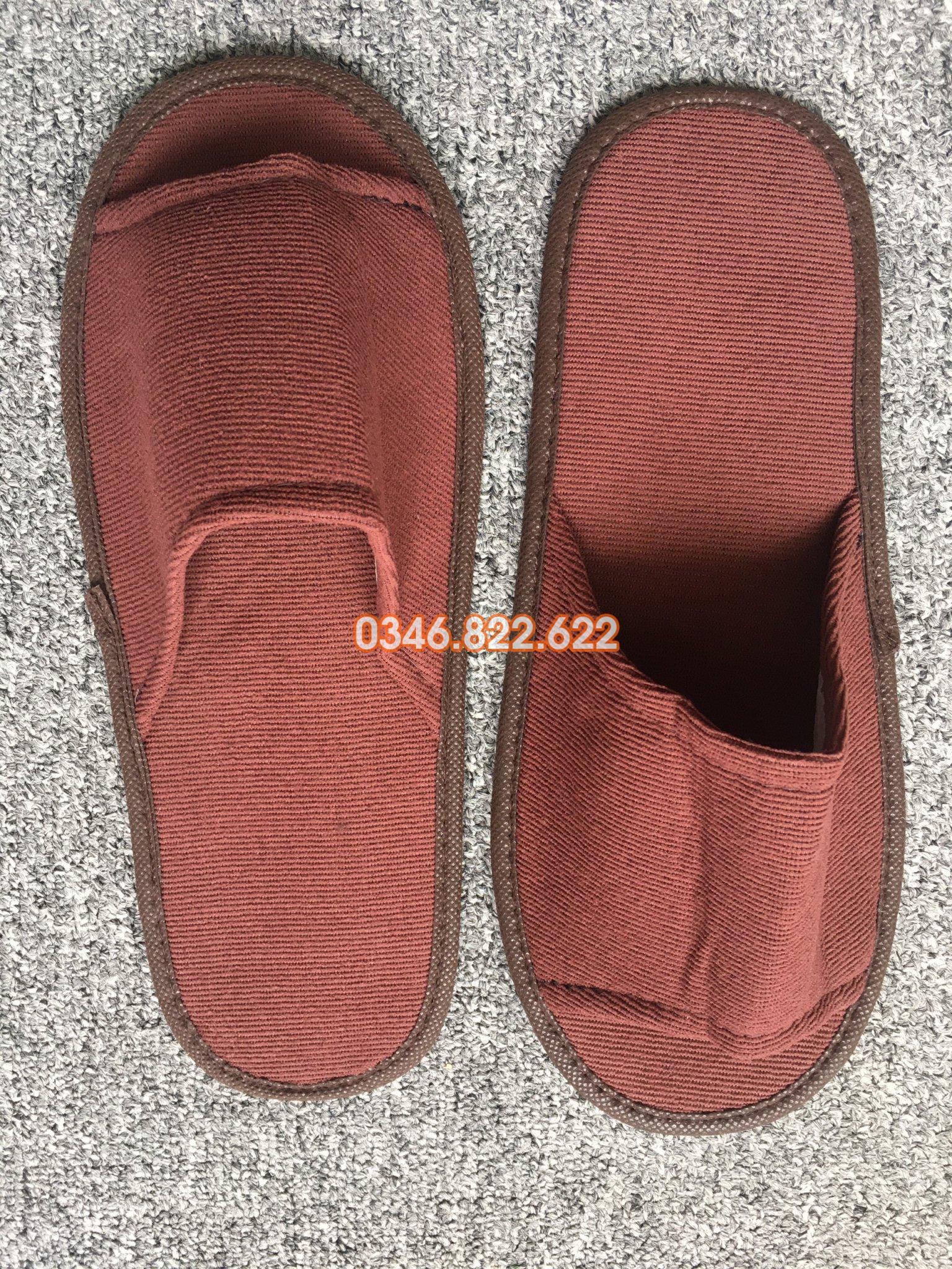 Dép khách sạn vải terry HỞ/KÍN mũi dùng 1 lần Dép khách sạn vải terry HỞ/KÍN mũi dùng 1 lần